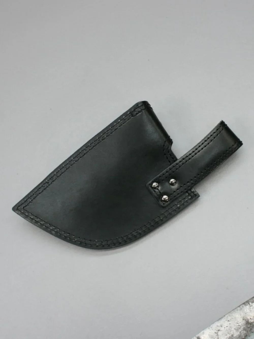 The CavemanStyle Chef Meat Cleaver Leather Sheath Sharpening Stone Caveman Style